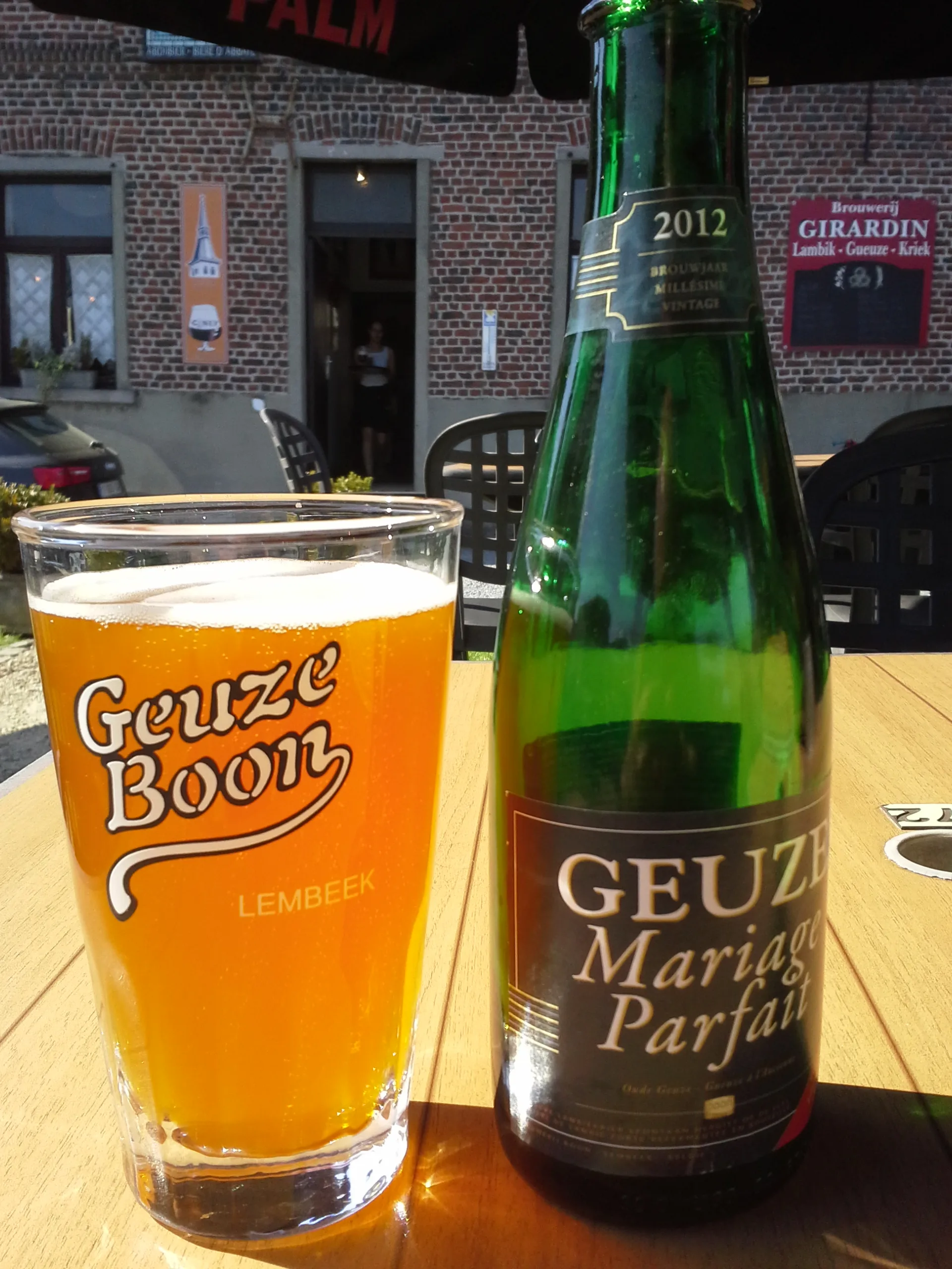 Photo de Boon Mariage Parfait Geuze, Vintage Oude Geuze Belgique 8.0% — brassée par Brouwerij Boon