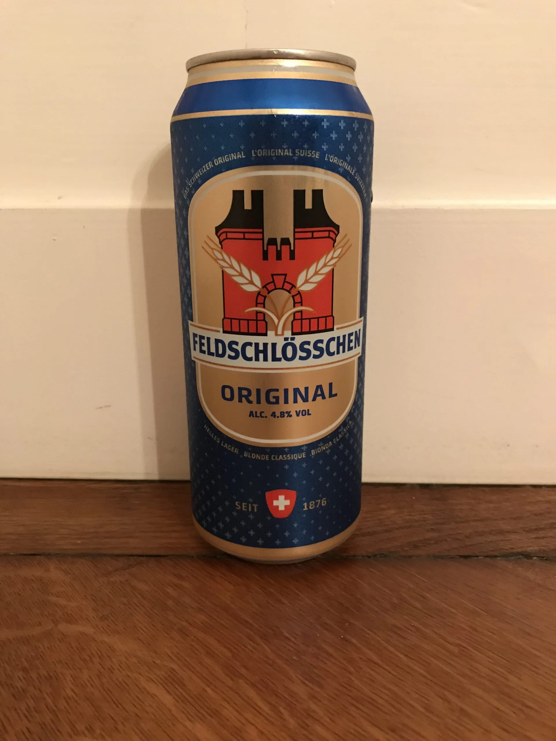Photo of Feldschlösschen Original, Switzerland Helles Lager 4.8% — brewed by Feldschlösschen Getränke AG