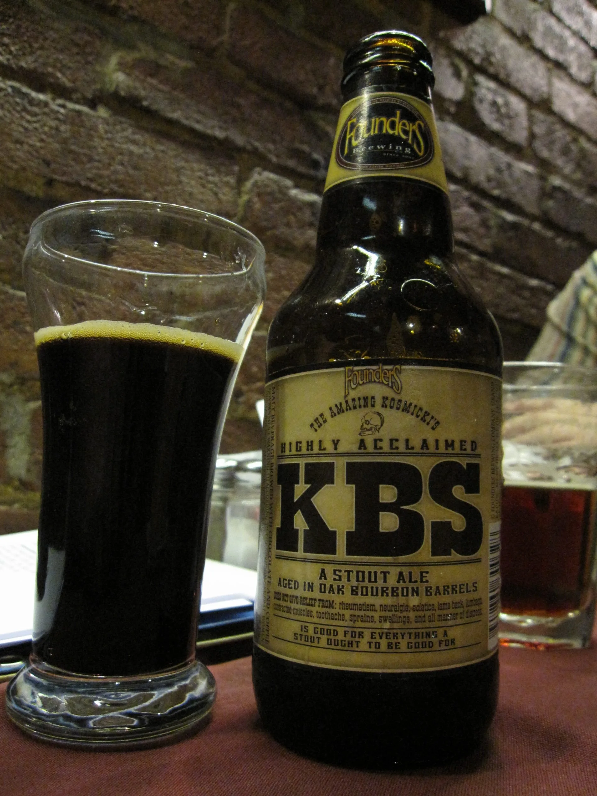 Photo de Founders KBS, Imperial Stout vieilli en fût USA 12.0% — brassée par Founders Brewing