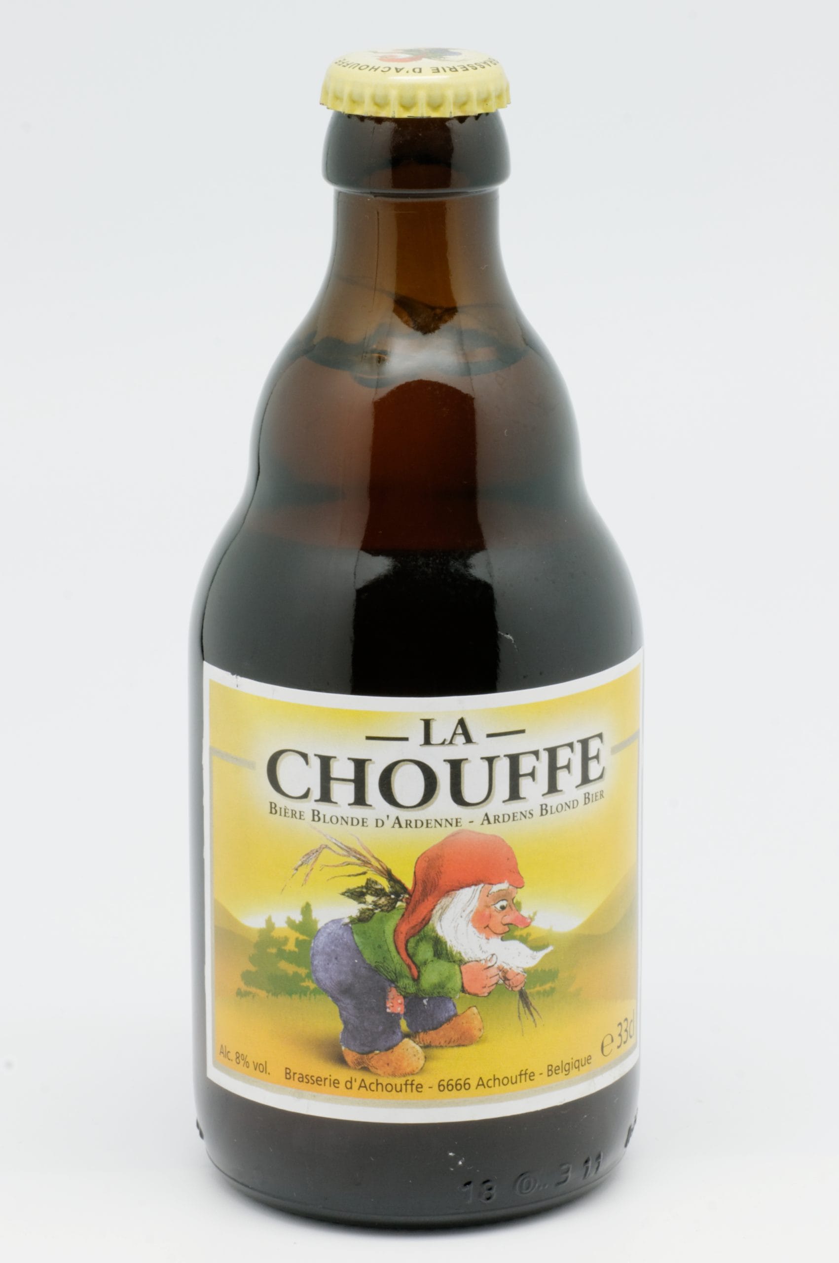 Photo de La Chouffe, Blonde Forte Belgique 8.0% — brassée par Brasserie d'Achouffe