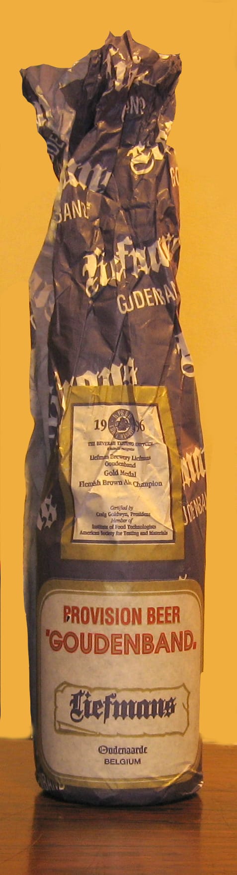 Photo de Liefmans Goudenband, Oud Bruin Vieilli Belgique 8.0% — brassée par Brouwerij Liefmans