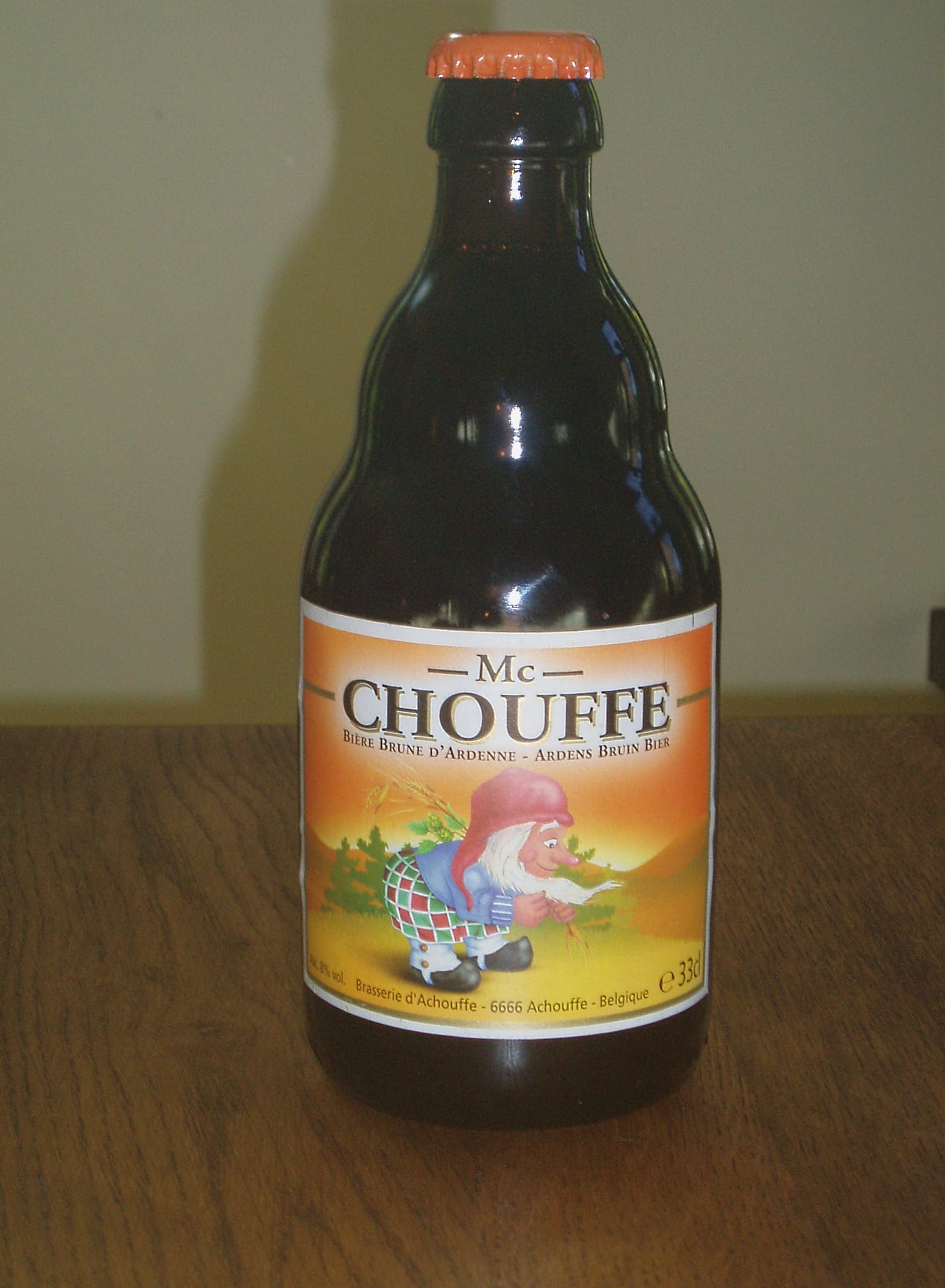 Photo de Mc Chouffe, Belgian Strong Brown Ale Belgique 8.0% — brassée par Brasserie d'Achouffe (Duvel Moortgat)