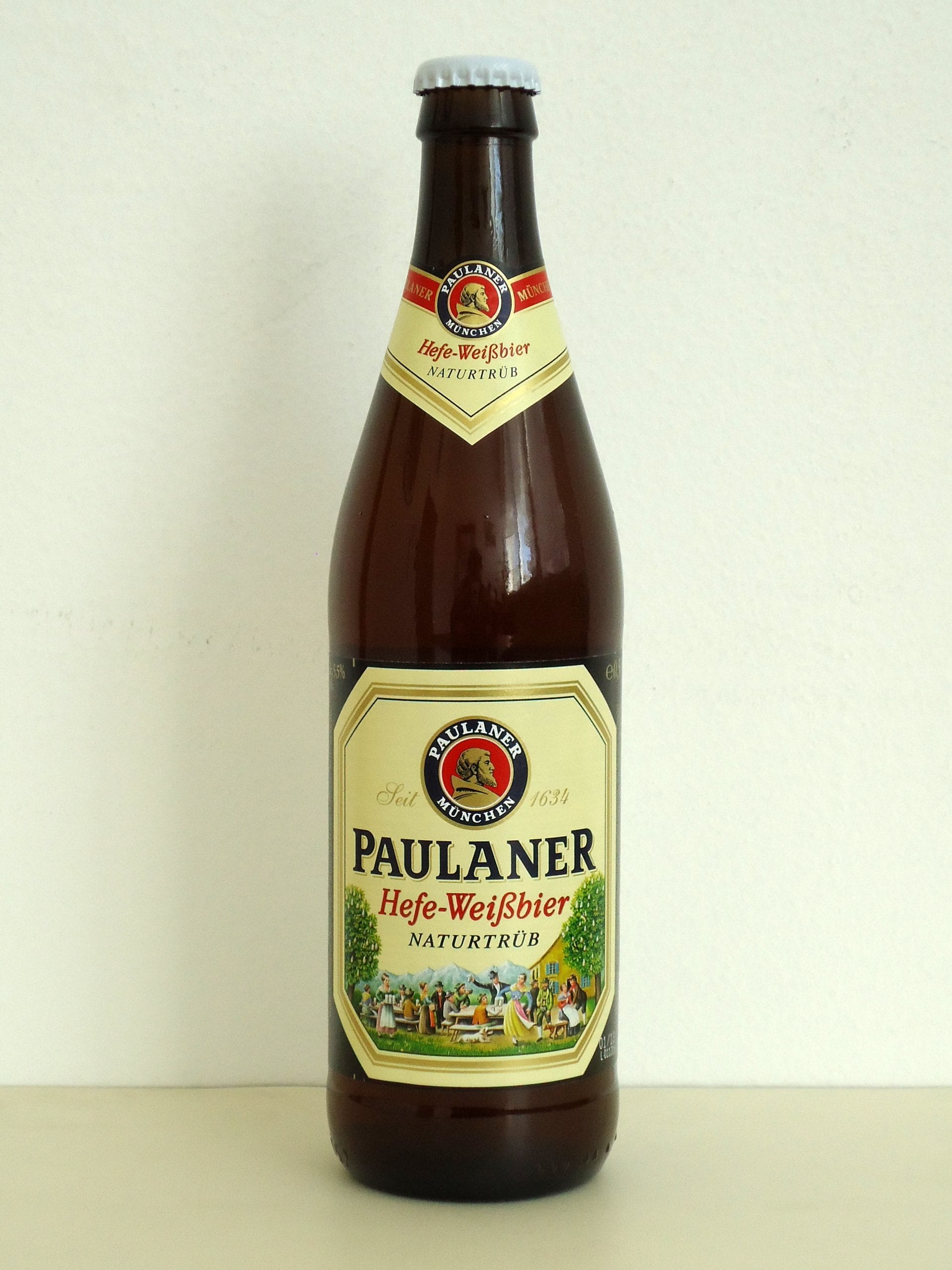 Photo de Paulaner Weißbier 0.0%, Hefeweizen sans alcool Allemagne 0.0% — brassée par Paulaner Brauerei