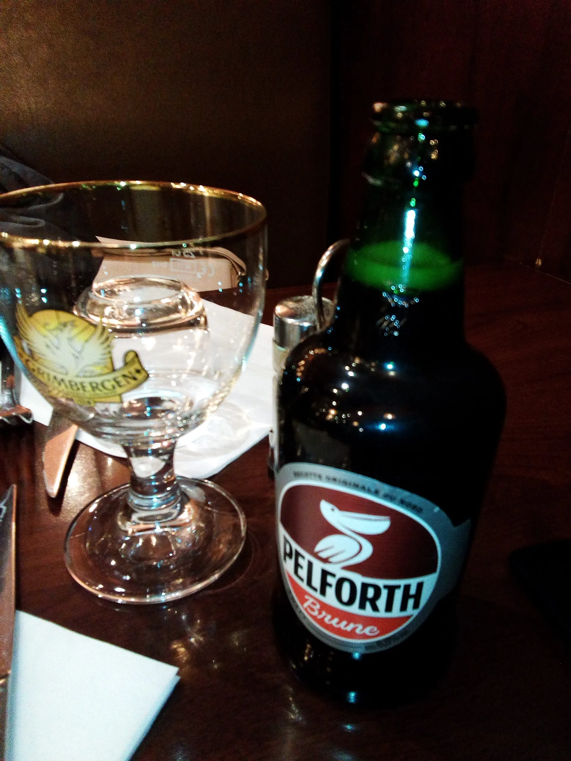 Photo of Pelforth Brune, France French Brown Ale 6.5% — brewed by Brasseries Pelforth (Heineken)