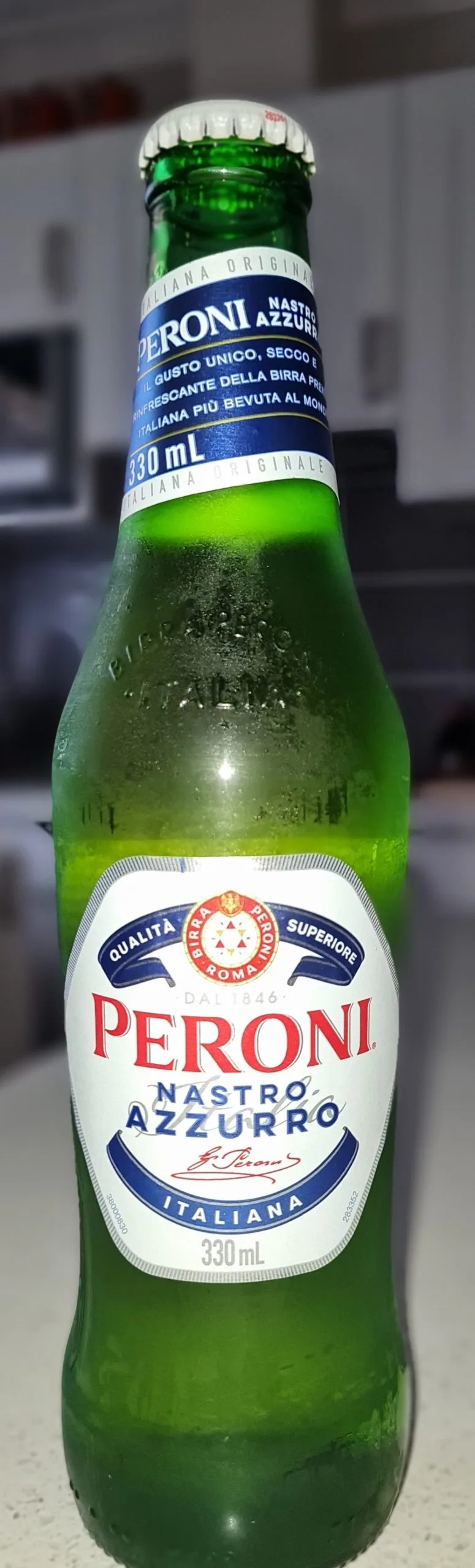 Photo of Peroni Nastro Azzurro, Italy Premium Lager 5.1% — brewed by Birra Peroni
