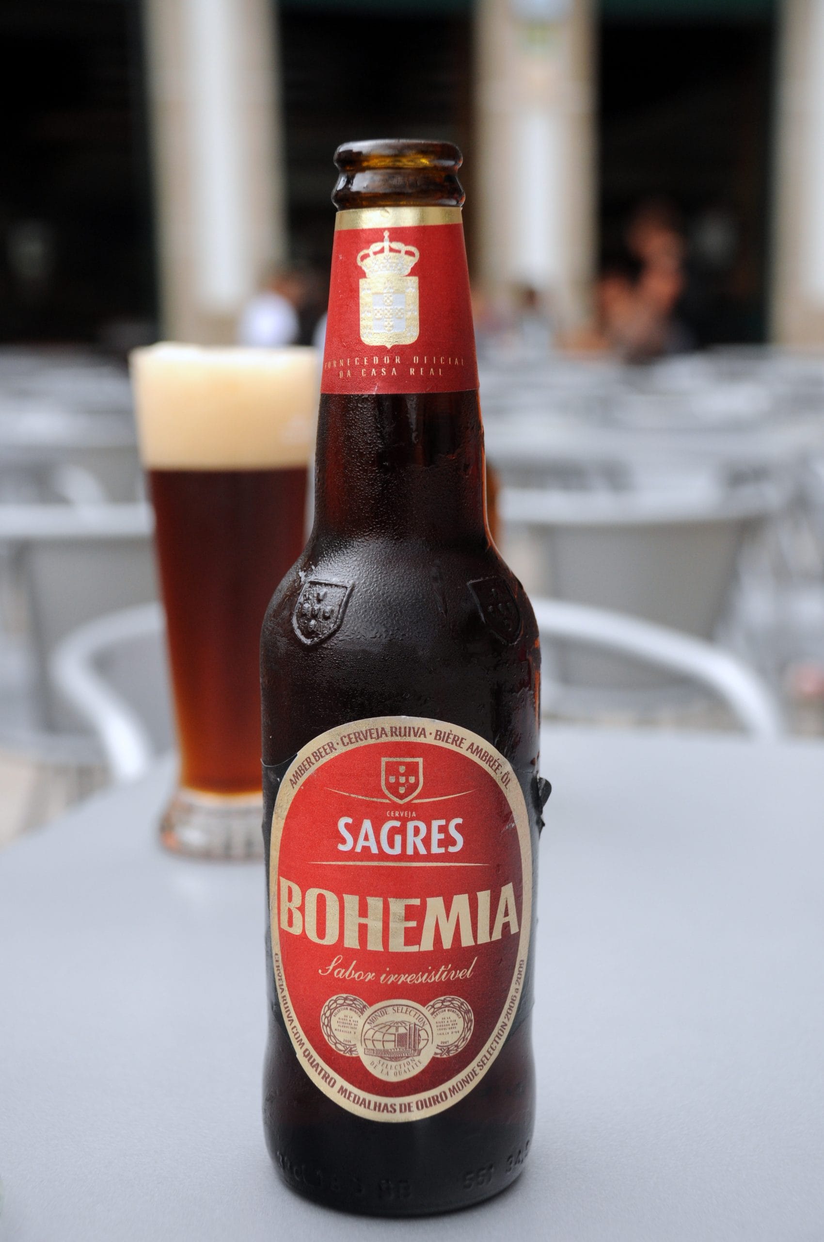 Photo de Sagres Bohemia, European Pale Lager Portugal 5.1% — brassée par Sociedade Central de Cervejas