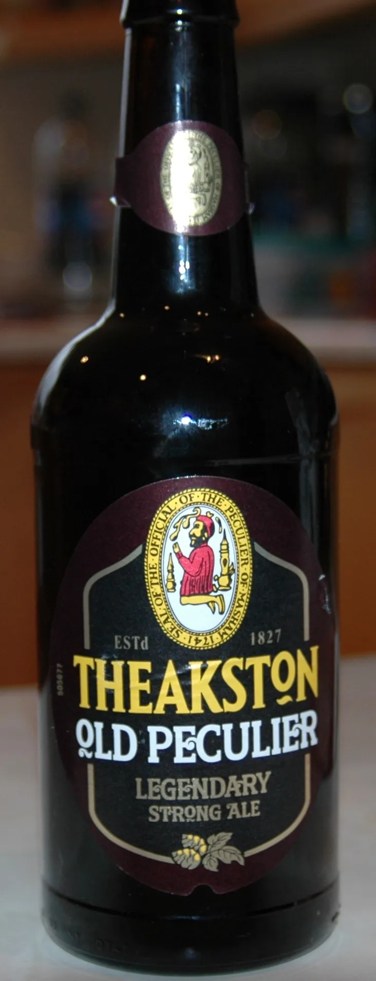 Photo of Theakston Old Peculier, United Kingdom Old Ale 5.6% — brewed by T&R Theakston