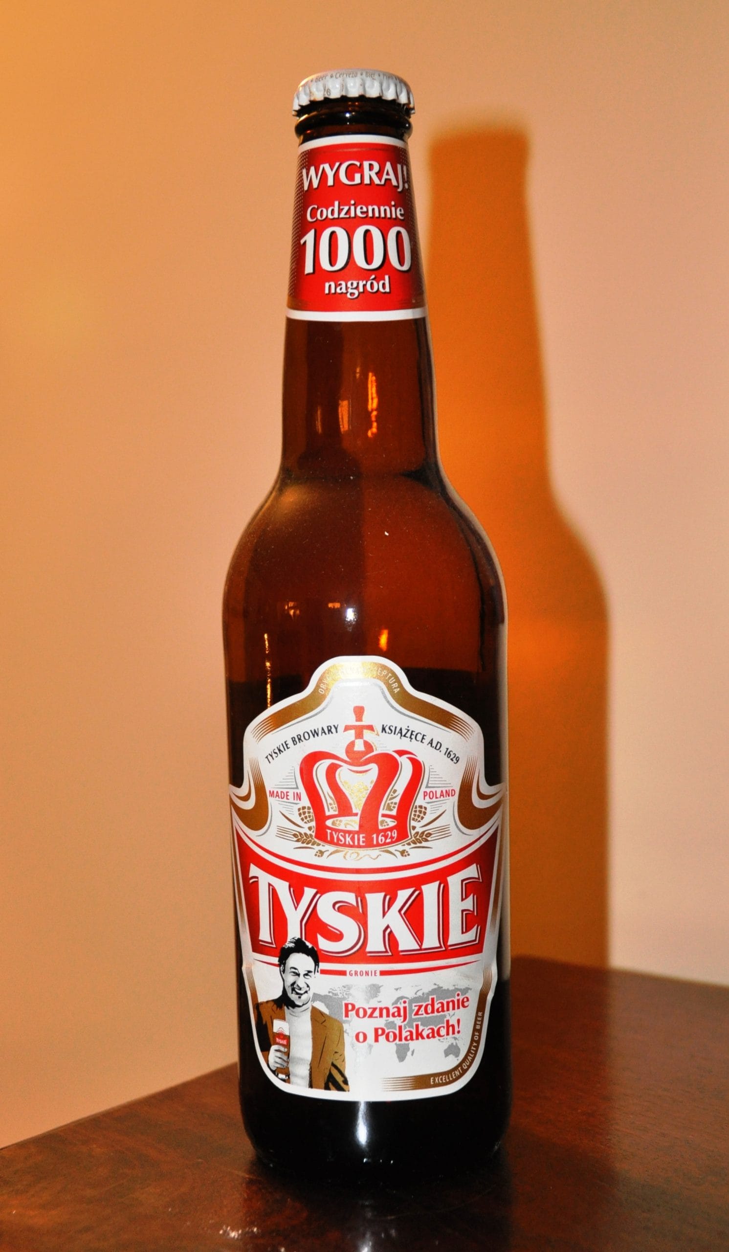 Photo de Tyskie Gronie, European Pale Lager Pologne 5.6% — brassée par Tyskie Browary Książęce