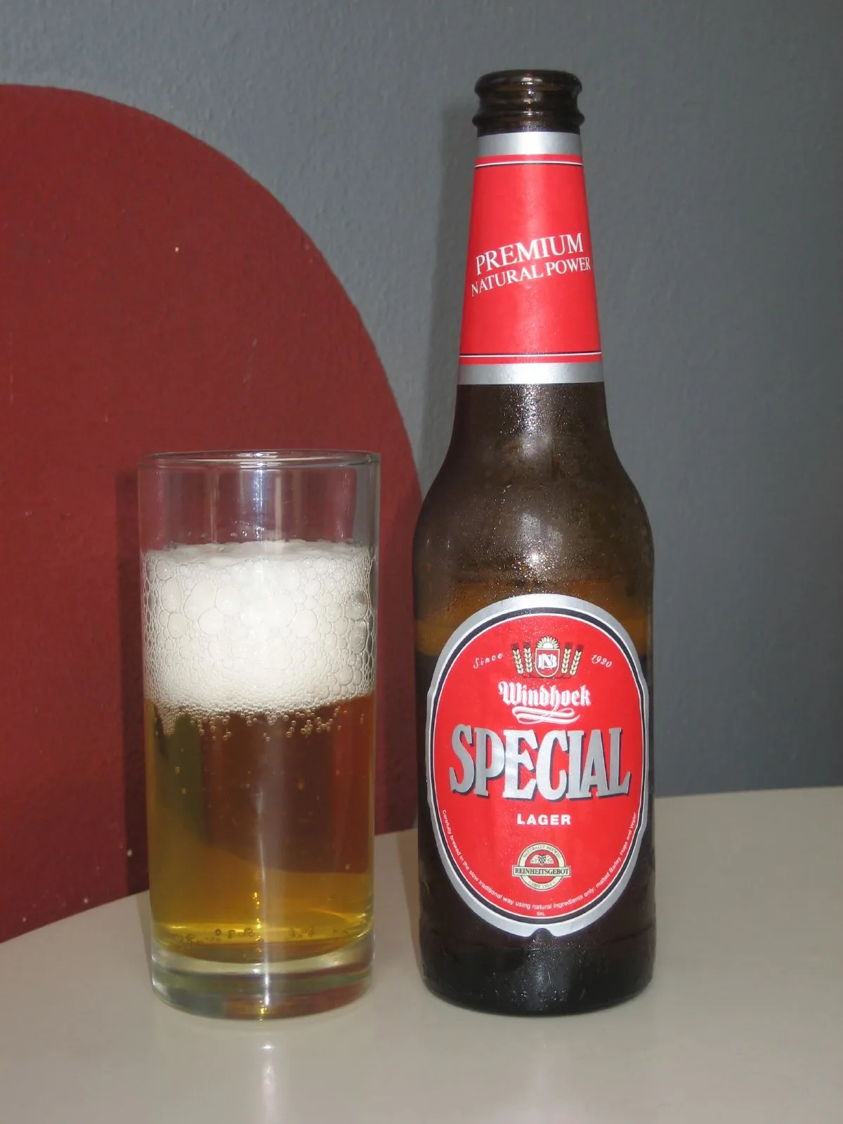 Photo of Windhoek Lager, Namibia Helles / German-style Lager 4.0% — brewed by Namibia Breweries