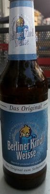 Photo de Berliner Kindl Weisse, Berliner Weisse Allemagne 3.0% — brassée par Berliner-Kindl-Schultheiss-Brauerei
