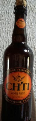 Photo de Ch'ti Ambrée, Bière de Garde Ambrée France 5.9% — brassée par Brasserie Castelain
